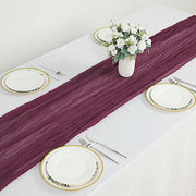 10 ft Cheesecloth Table Runner Cotton Wedding Linens