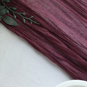 10 ft Cheesecloth Table Runner Cotton Wedding Linens