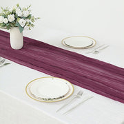10 ft Cheesecloth Table Runner Cotton Wedding Linens