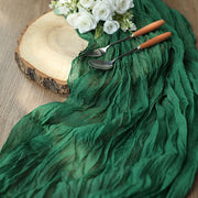 10 ft Cheesecloth Table Runner Cotton Wedding Linens