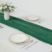 10 ft Cheesecloth Table Runner Cotton Wedding Linens