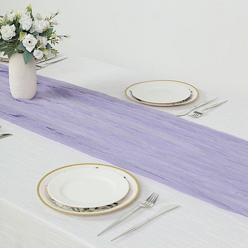 10 ft Cheesecloth Table Runner Cotton Wedding Linens
