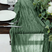 10 ft Cheesecloth Table Runner Cotton Wedding Linens