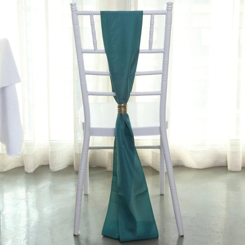 5 pcs Polyester Chair Sashes