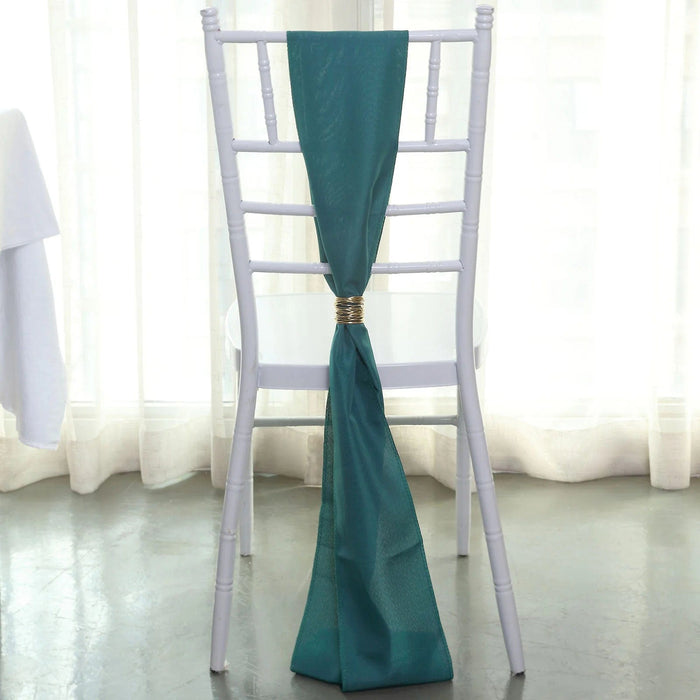 5 pcs Polyester Chair Sashes