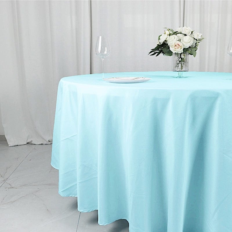 108" Polyester Round Tablecloth Wedding Party Table Linens