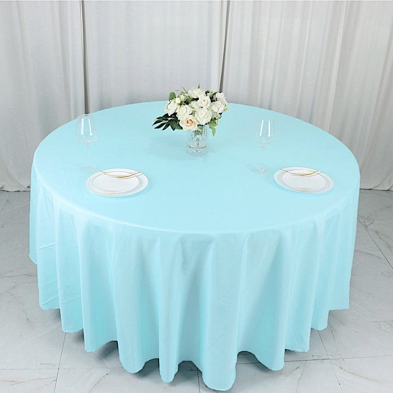 108" Polyester Round Tablecloth Wedding Party Table Linens
