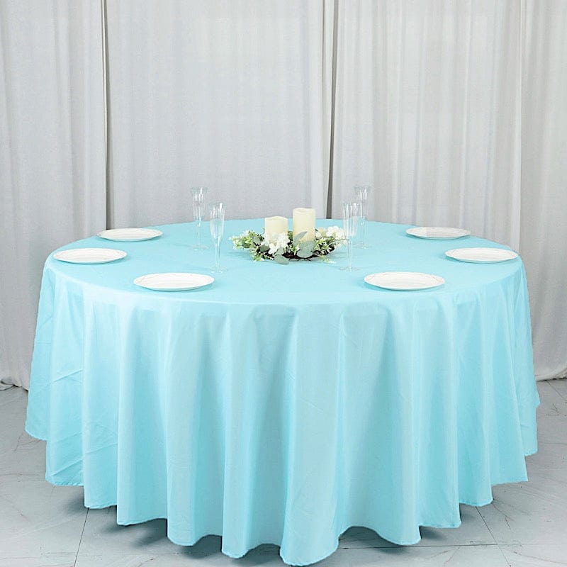 108" Polyester Round Tablecloth Wedding Party Table Linens