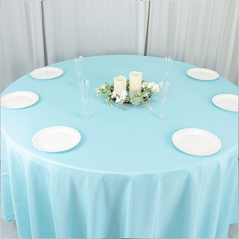 108" Polyester Round Tablecloth Wedding Party Table Linens