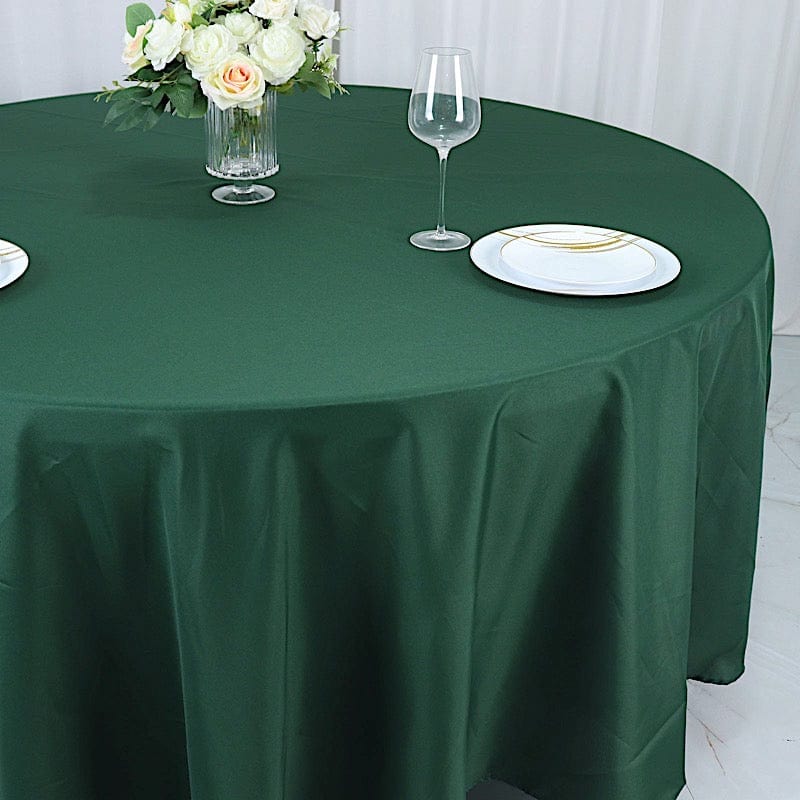 108" Polyester Round Tablecloth Wedding Party Table Linens