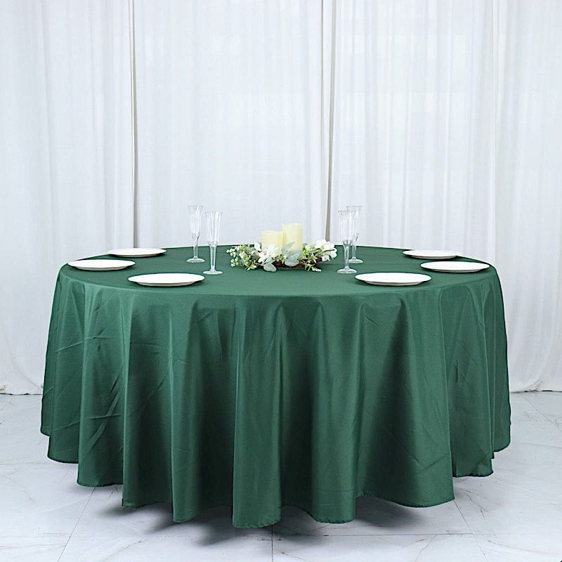 108" Polyester Round Tablecloth Wedding Party Table Linens