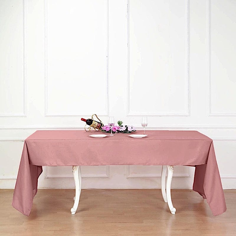 60x102" Polyester Rectangular Tablecloth Wedding Table Linens