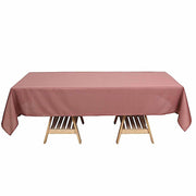 60x102" Polyester Rectangular Tablecloth Wedding Table Linens TAB_60102_CRS_POLY