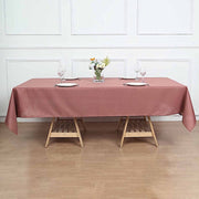 60x102" Polyester Rectangular Tablecloth Wedding Table Linens