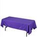 60x102" Polyester Rectangular Tablecloth Wedding Table Linens TAB_60102_PURP_POLY