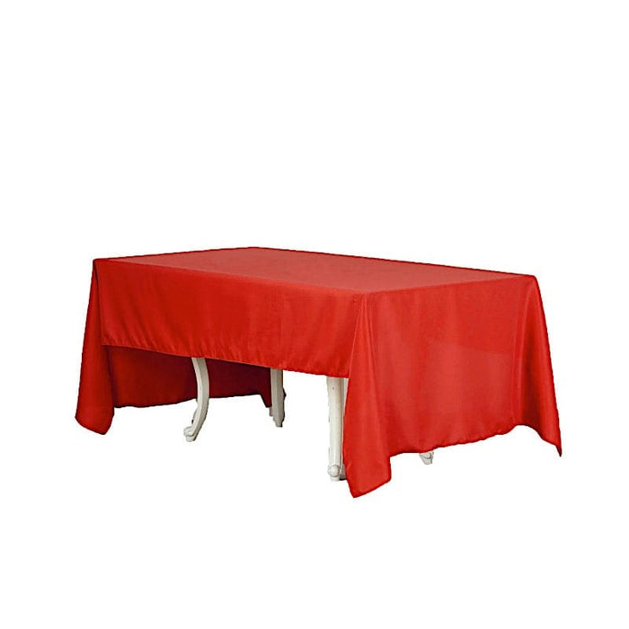 60" x 126" Polyester Rectangular Tablecloth TAB_60126_RED_POLY