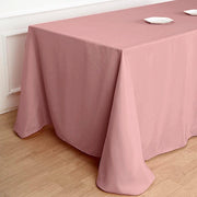 90" x 132" Polyester Rectangular Tablecloth