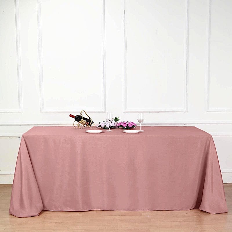 90" x 132" Polyester Rectangular Tablecloth TAB_90132_080_POLY