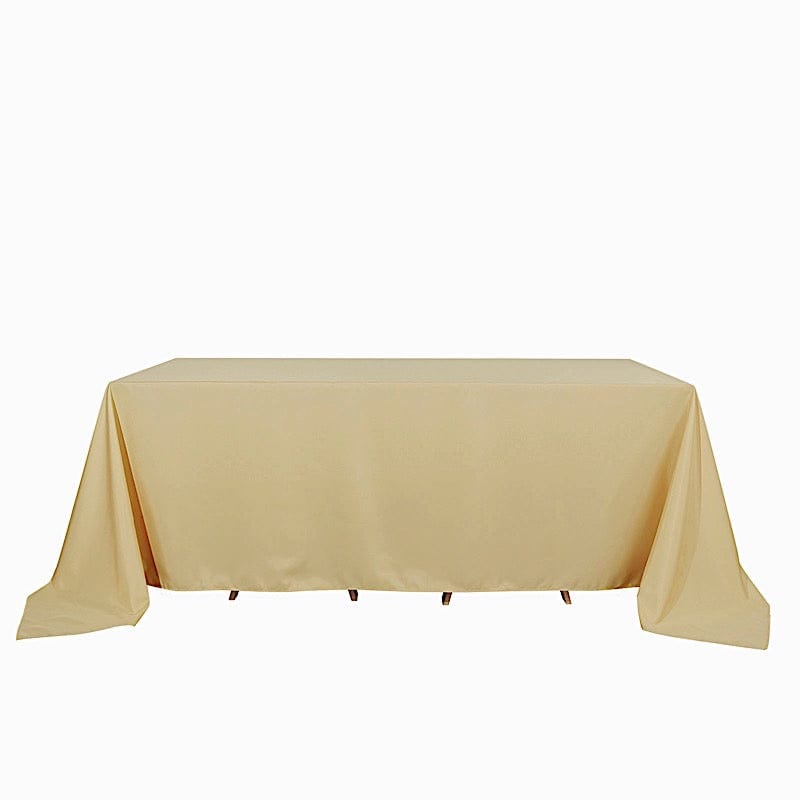 90" x 132" Polyester Rectangular Tablecloth
