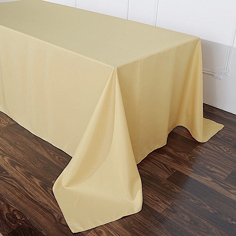 90" x 132" Polyester Rectangular Tablecloth