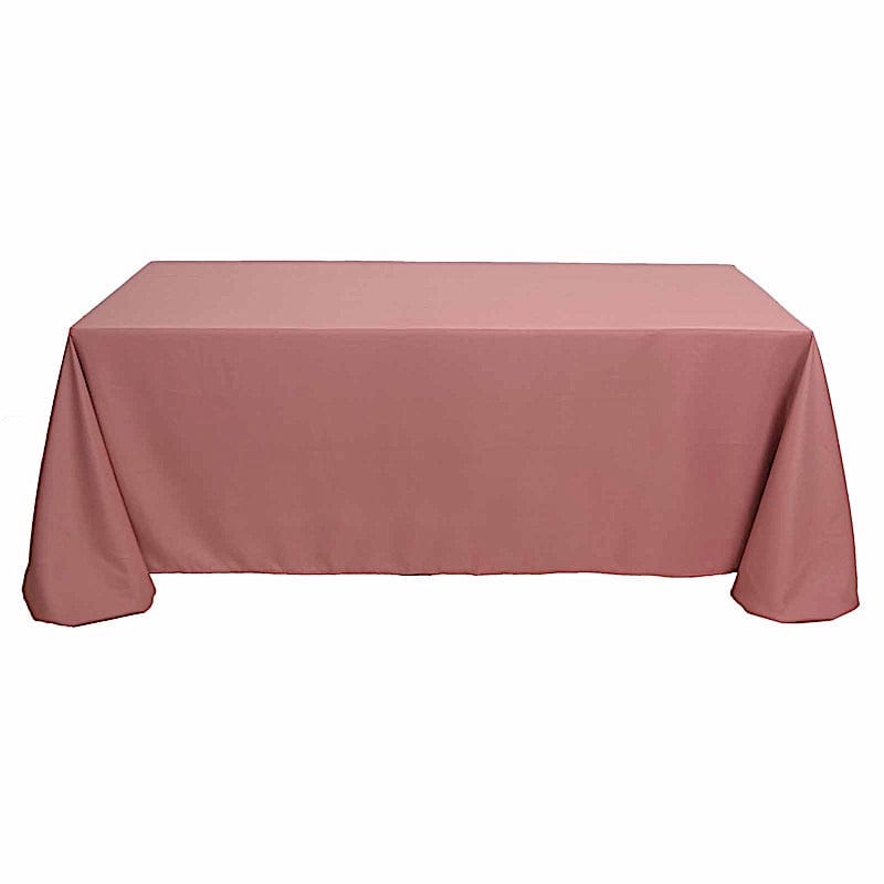 90" x 132" Polyester Rectangular Tablecloth
