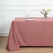 90" x 132" Polyester Rectangular Tablecloth