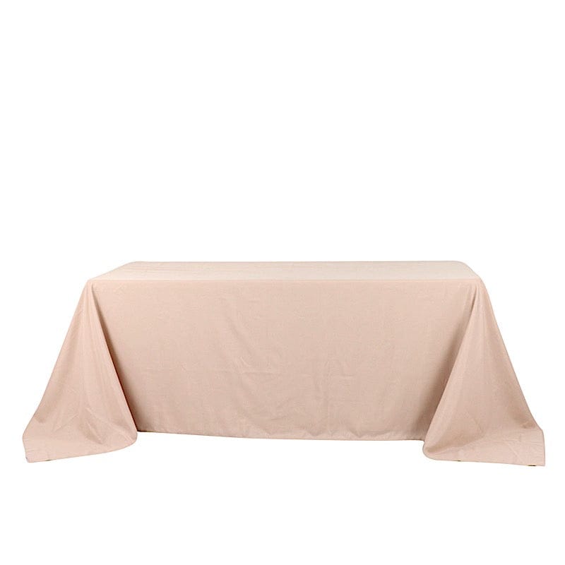 90" x 132" Polyester Rectangular Tablecloth
