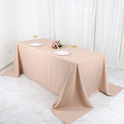 90" x 132" Polyester Rectangular Tablecloth