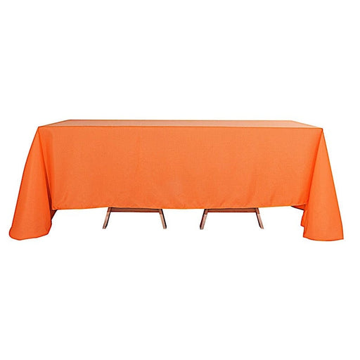 90" x 132" Polyester Rectangular Tablecloth