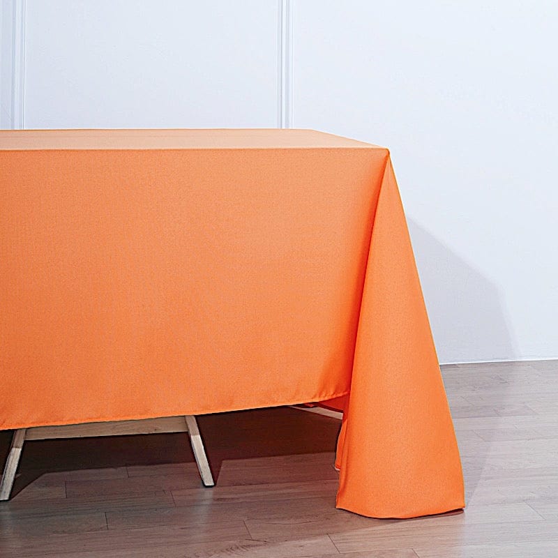 90" x 132" Polyester Rectangular Tablecloth