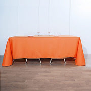 90" x 132" Polyester Rectangular Tablecloth