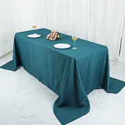 90" x 132" Polyester Rectangular Tablecloth