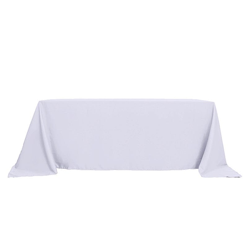 90" x 132" Polyester Rectangular Tablecloth