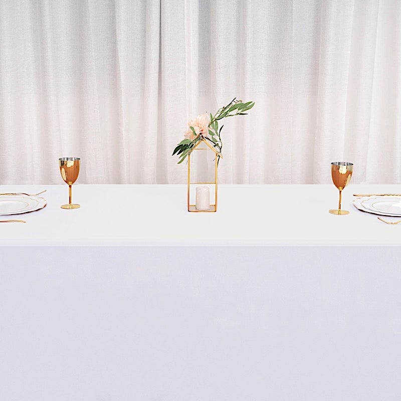 90" x 132" Polyester Rectangular Tablecloth