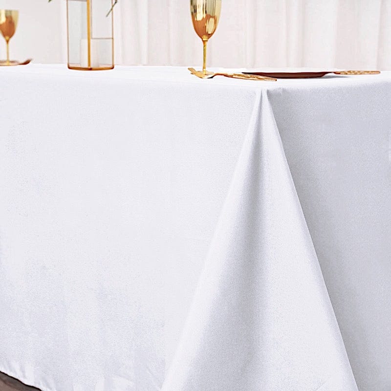 90" x 132" Polyester Rectangular Tablecloth