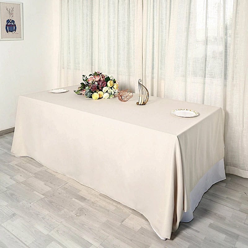 90" x 156" Polyester Rectangular Tablecloth