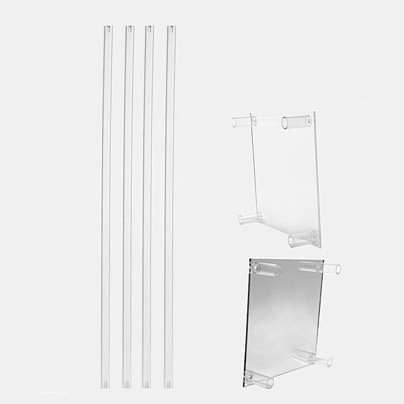 Acrylic Flower Stand Column Vase
