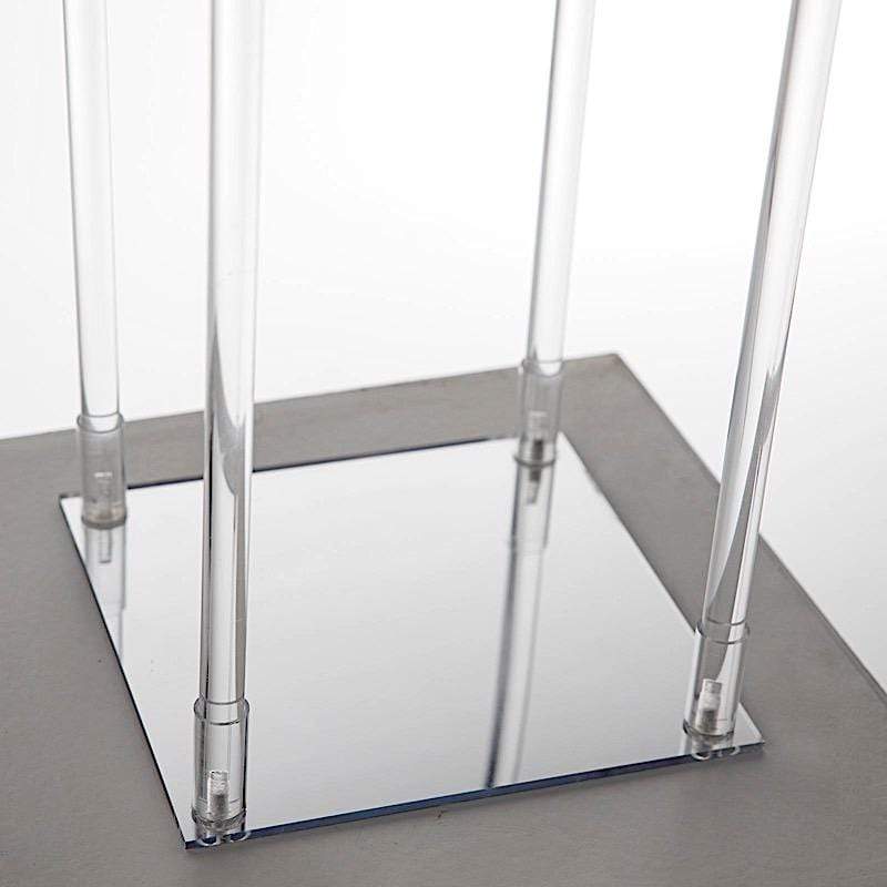 Acrylic Flower Stand Column Vase