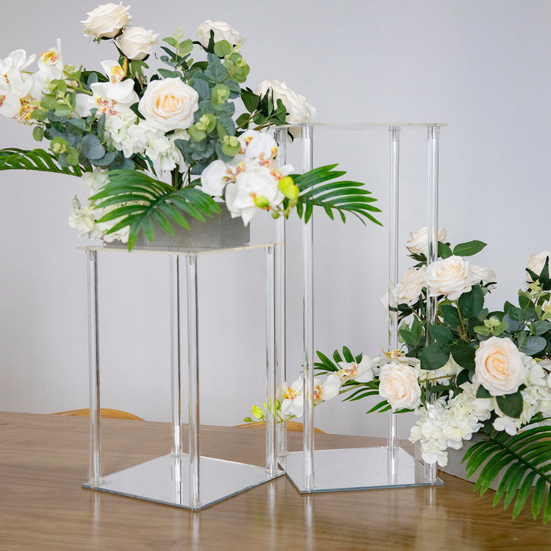 Acrylic Flower Stand Column Vase