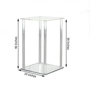 Acrylic Flower Stand Column Vase