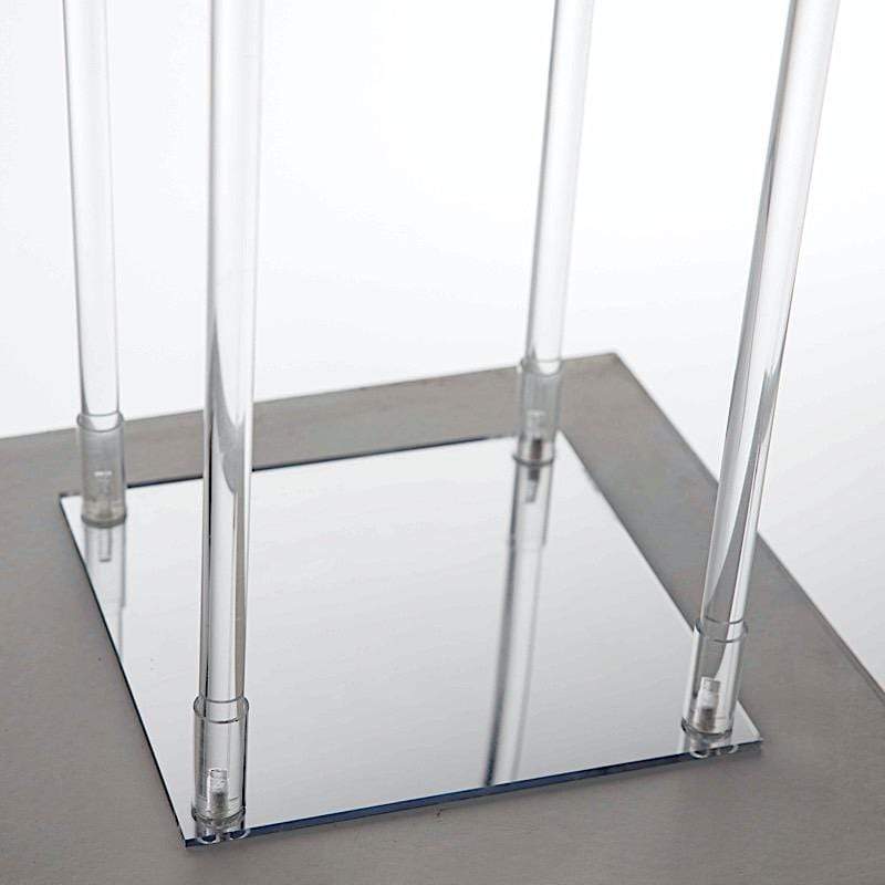 Acrylic Flower Stand Column Vase