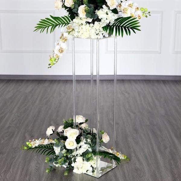 Acrylic Flower Stand Column Vase