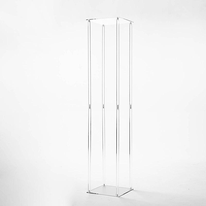 Acrylic Flower Stand Column Vase
