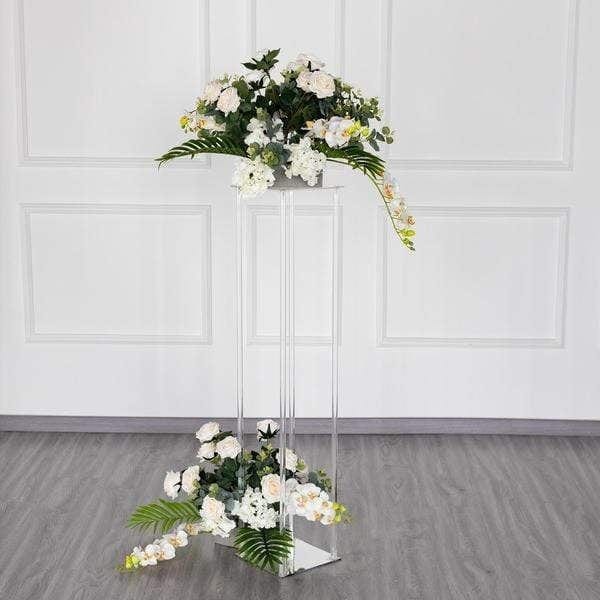 Acrylic Flower Stand Column Vase