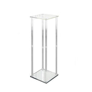 Acrylic Flower Stand Column Vase PROP_BOX_003_48_CLR
