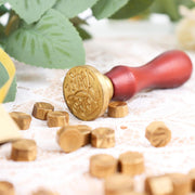 Antique "Thank You" and "With Love" Wax Seal Stamp Kit - Gold and Silver STK_SEAL_SMP01_GDSV