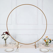 Balloon Circle Metal Frame Wedding Arch Backdrop Stand - Gold