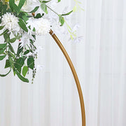 Balloon Circle Metal Frame Wedding Arch Backdrop Stand - Gold