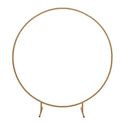 Balloon Circle Metal Frame Wedding Arch Backdrop Stand - Gold BKDP_STNDCIR4_4_GOLD