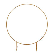 Balloon Circle Metal Frame Wedding Arch Backdrop Stand - Gold BKDP_STNDCIR4_6_GOLD